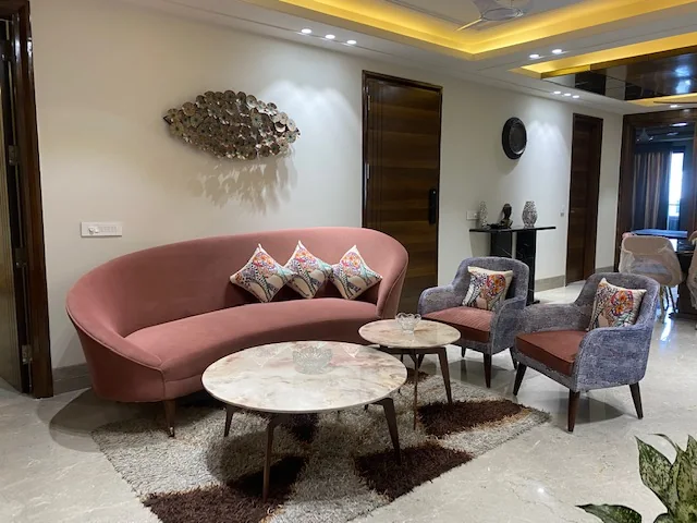 Luxury living room interior by UDC Interiors